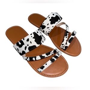 🆕 Women’s cow print sandals
